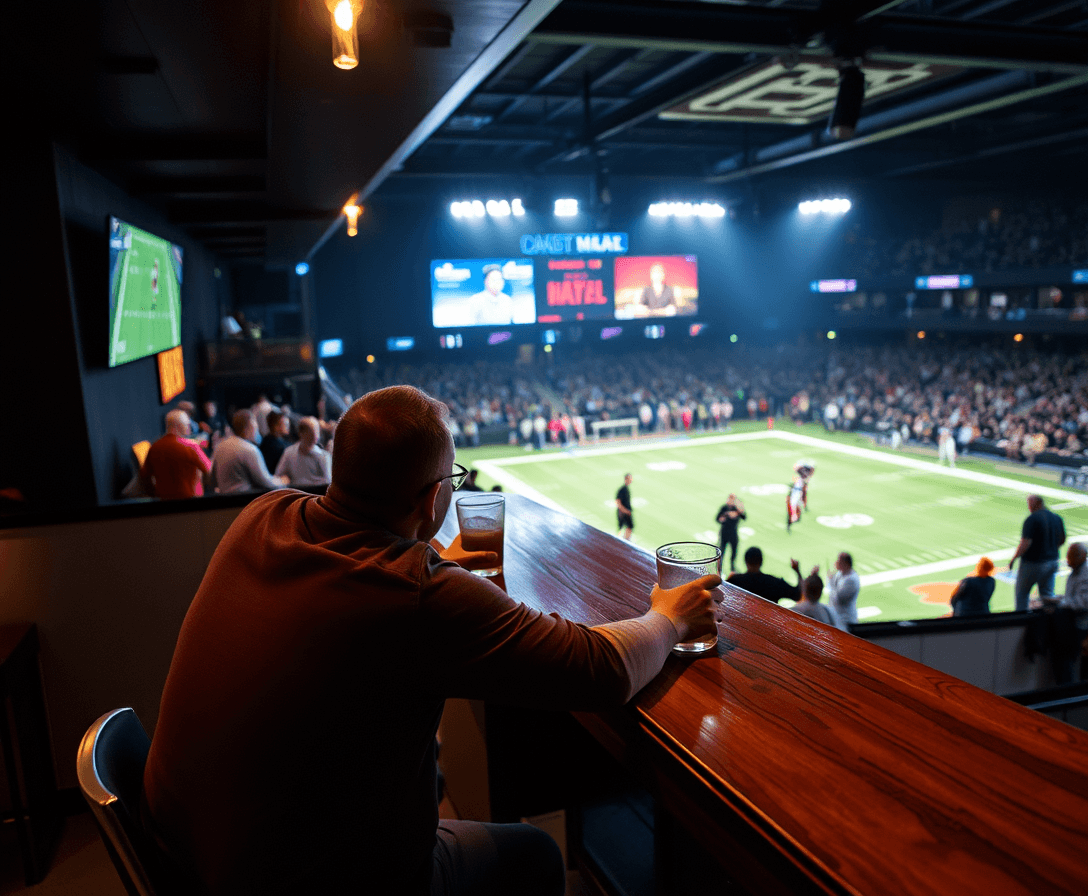 agree lazy guy watching football at bar