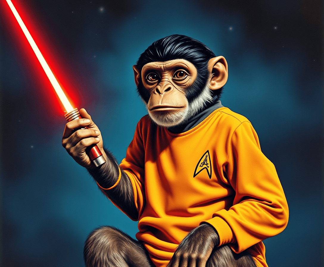 Monkey star trek