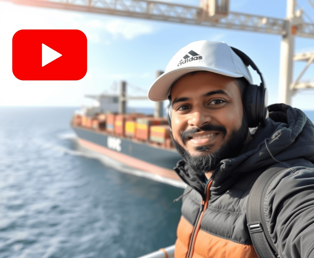 A YouTuber Who do podcasts on MAritime industry, specially Dry cargo Vessel Chartering. he is 35 years old male, Indian Ethnic, Knowlagable, Energytic 