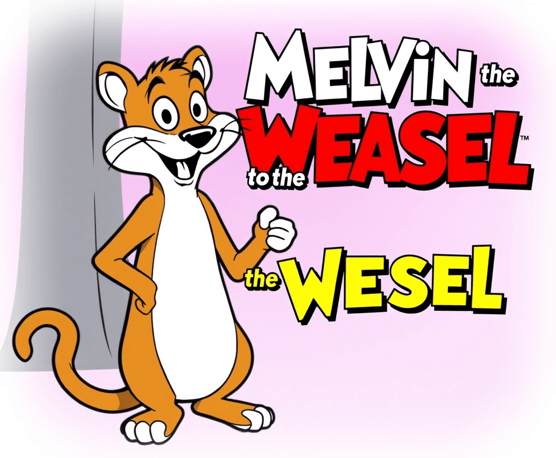 Melvin and the weasel television show logo