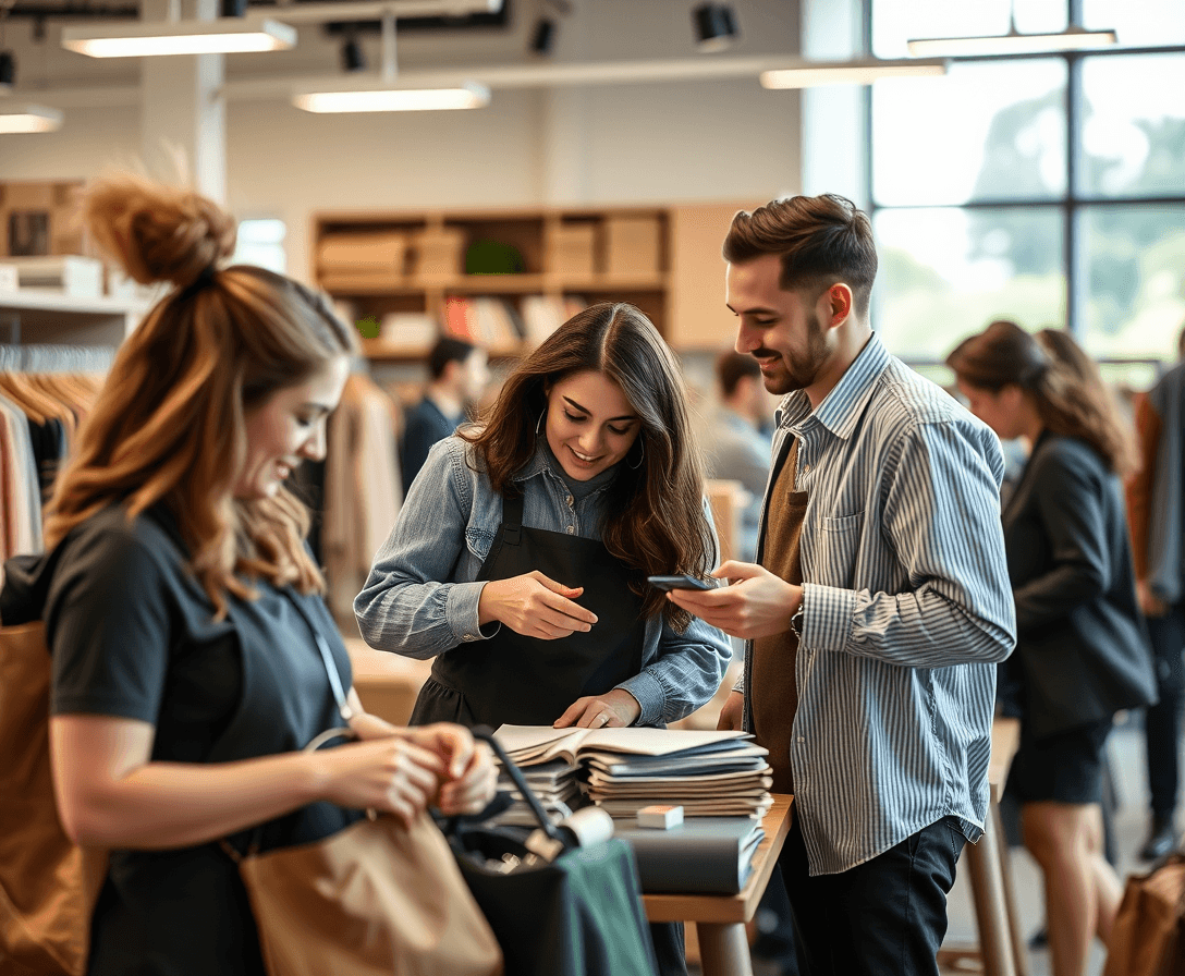 fast fashion being enjoyed by employees
